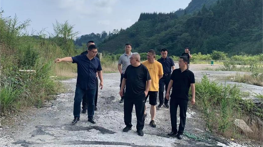 省金狮贵宾会集团领导调研峨眉山太阳村乡村振兴项目